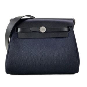 Hermès Yale Bag Zip Mini Shoulder Bag Toile Military Vache Hunter